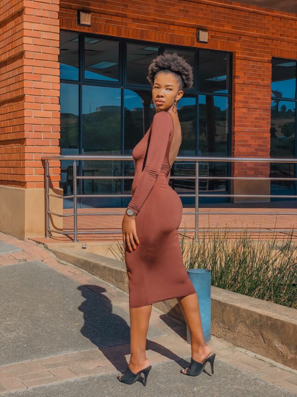 Brownie Long Sleeve Dress