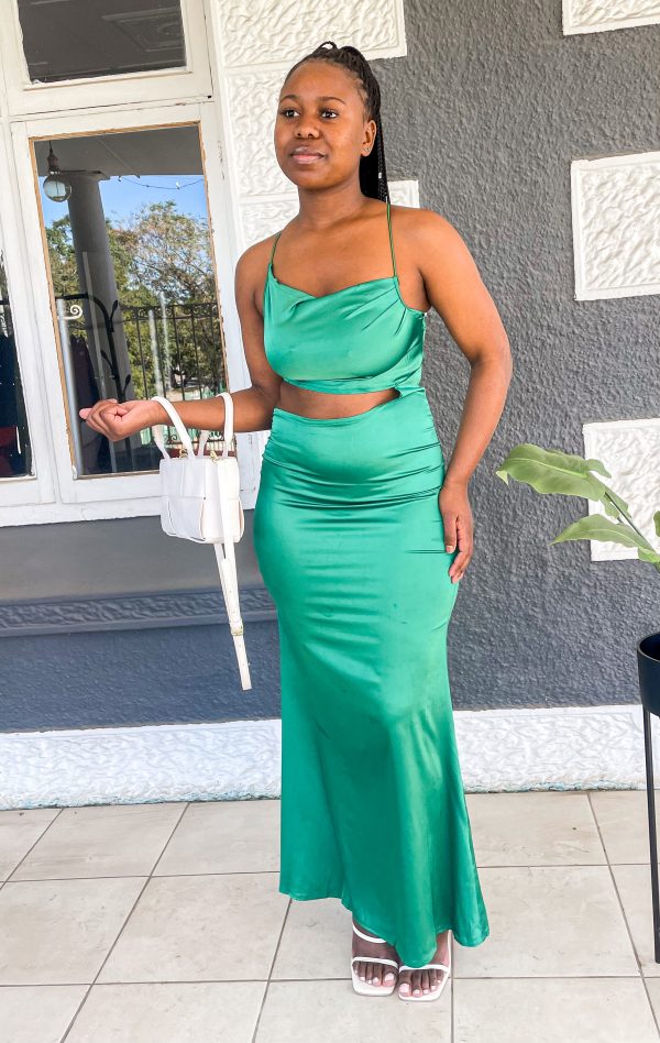 Naomi Satin Dress - Image 2